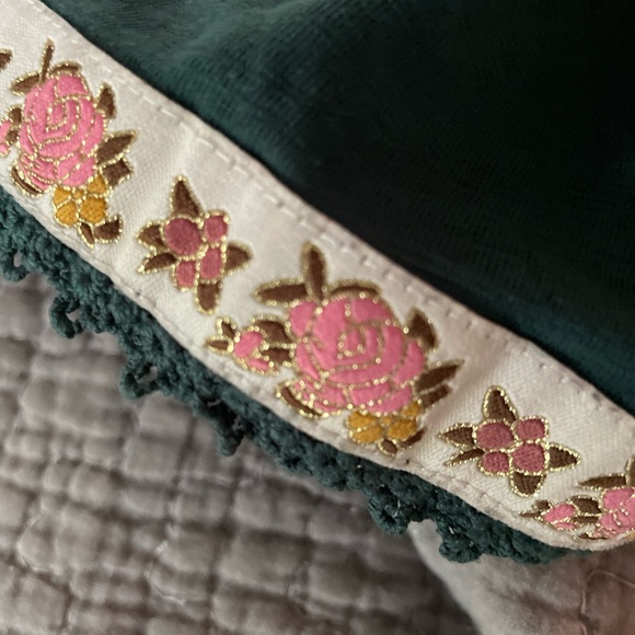 Matilda Jane dress Nadine fancy Charlie. Forrest green VGUC size Large - Picture 3 of 6